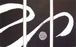 Tsunami the Macrocosm painting by Caterina Lionti