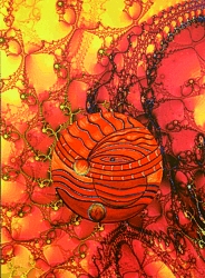 Revelation Six Thirteen painting by Caterina Lionti