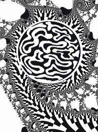 Tsunami the Microcosm painting by Caterina Lionti